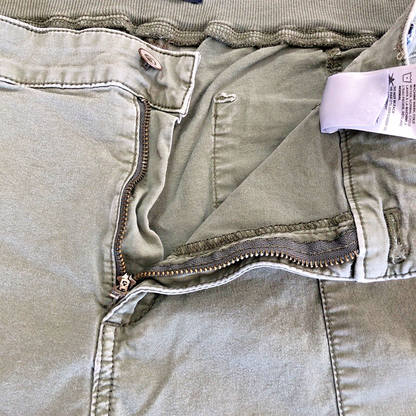 Size 16 X 32 Denver Hayes Mens Pants Cargo Sage Green Pockets VN