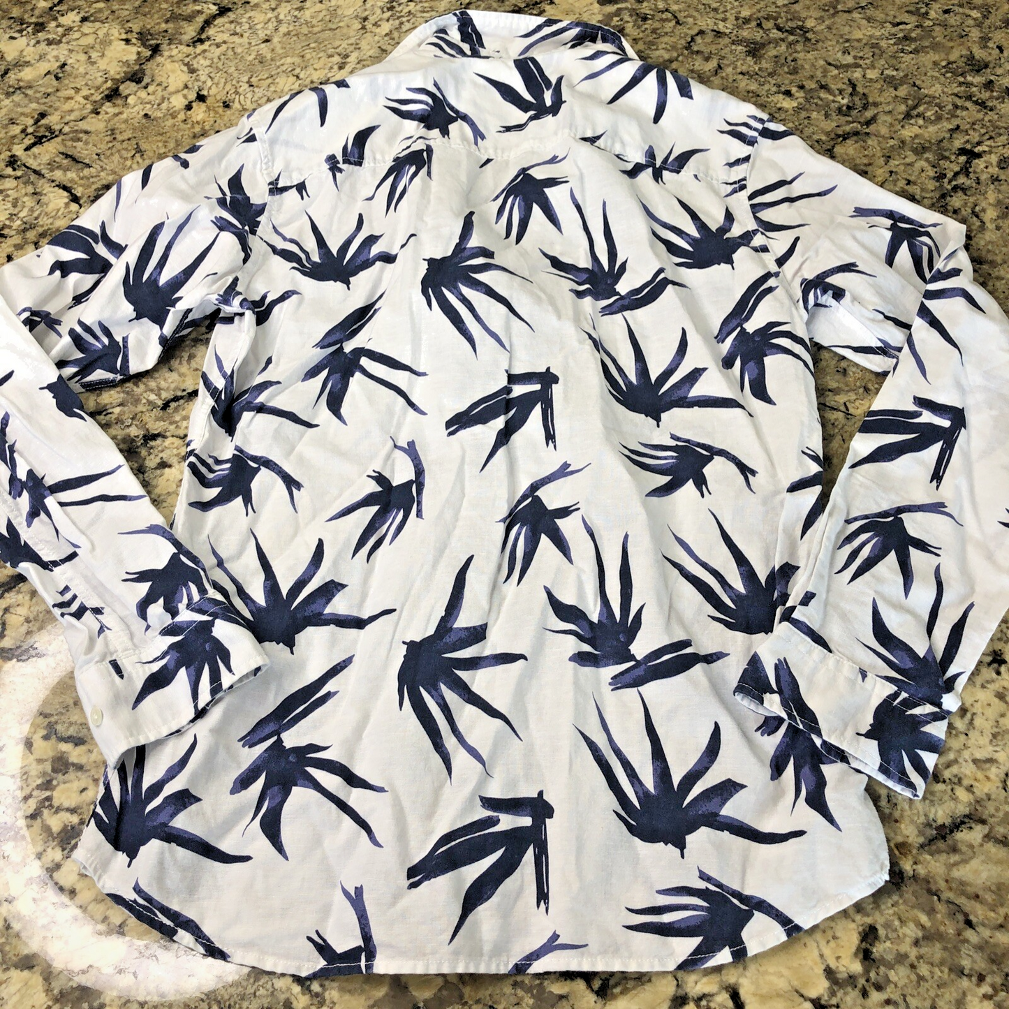 Size S Jack & Jones Premium Mens Button Up Shirt Cotton Linen Blend Light Fun CN