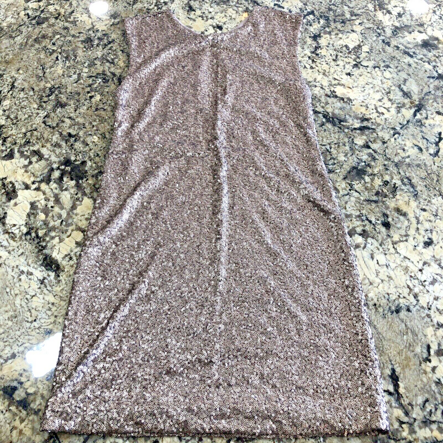 Size M Guess Sequin Dress Womens Sleeveless Above Knee Cocktail Glam Prom CN