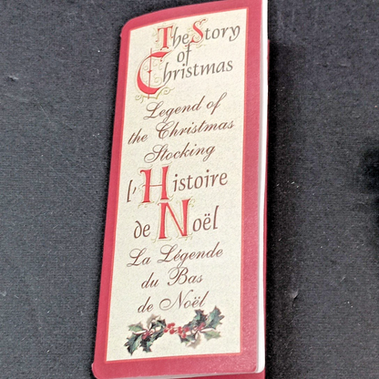 Brooch Christmas Stocking Candy Canes Design With Original Box Leaflet CN