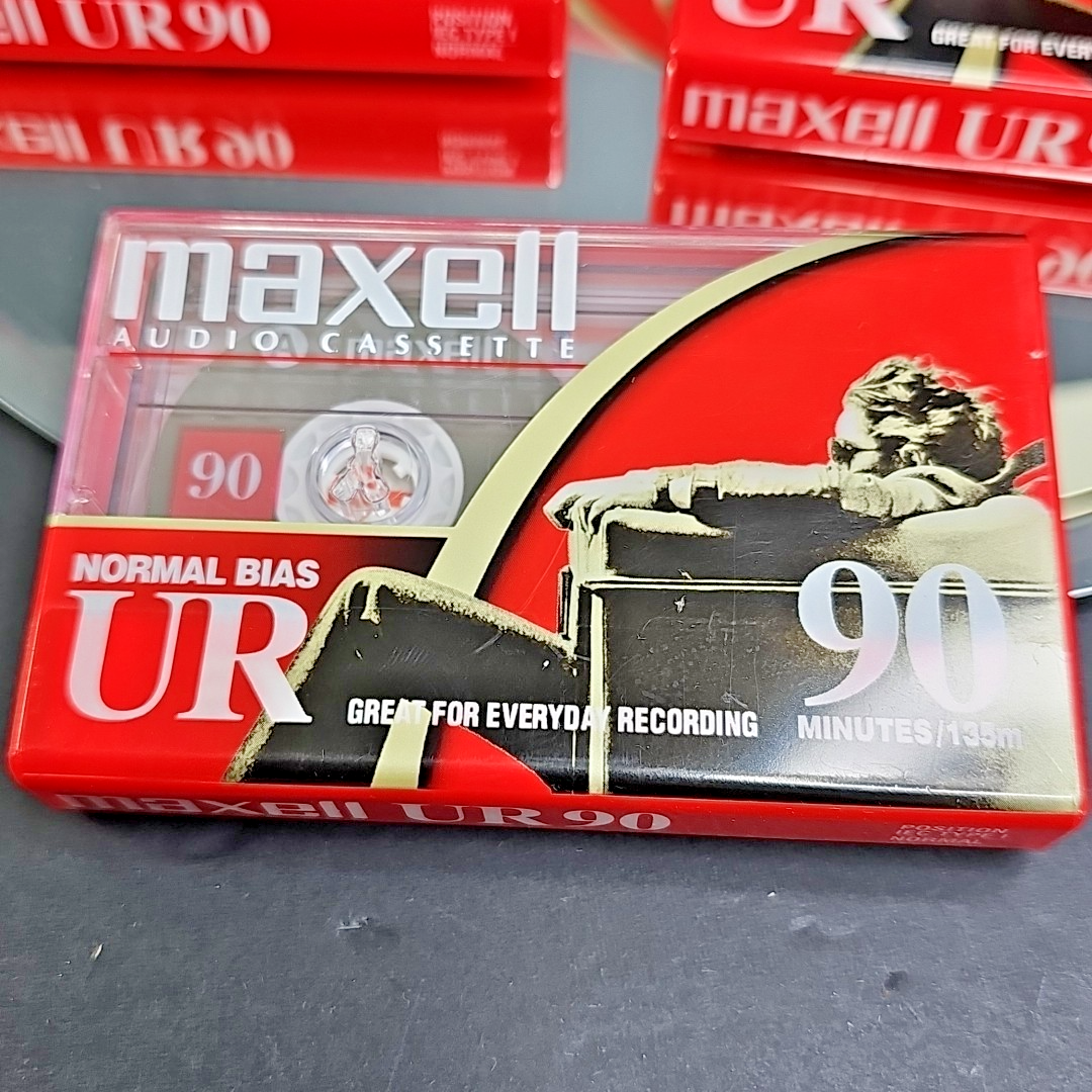 Maxell UR-90 Normal-Bias Cassette Tapes (108510) 11 Unopened, SEALED