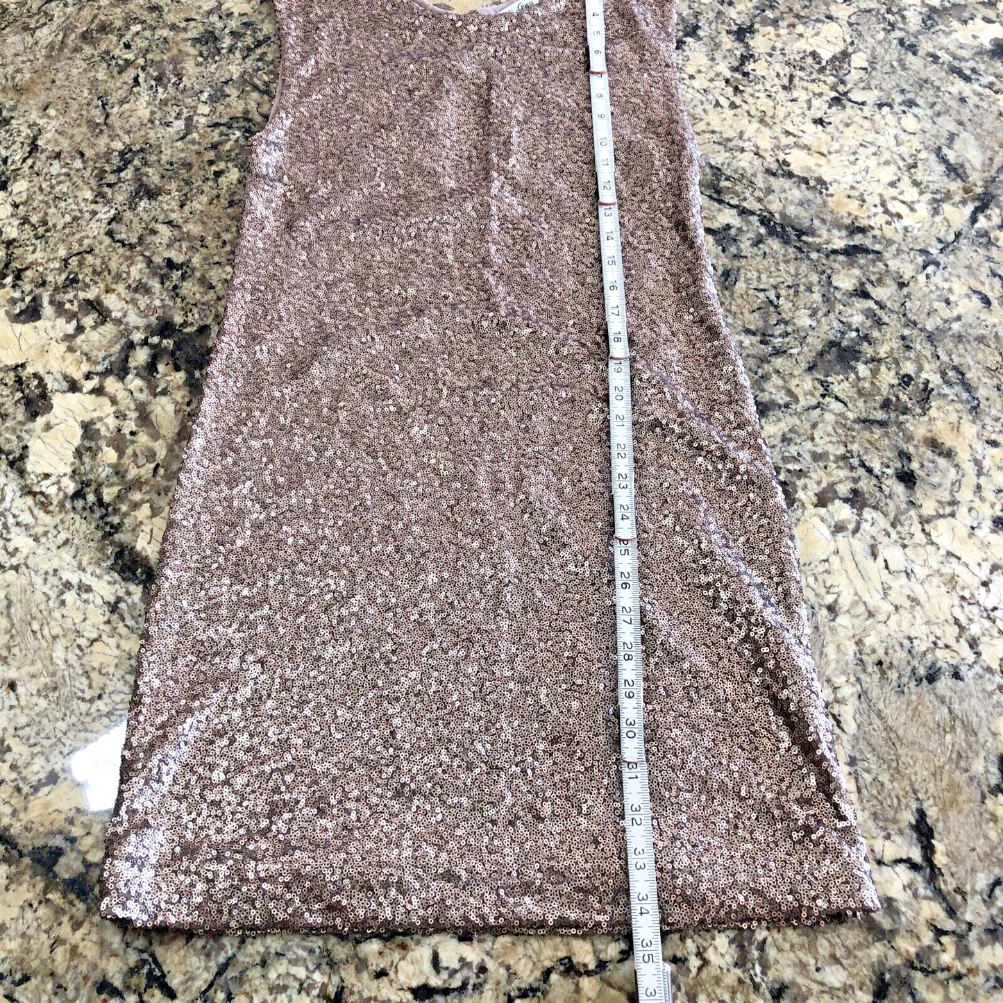 Size M Guess Sequin Dress Womens Sleeveless Above Knee Cocktail Glam Prom CN