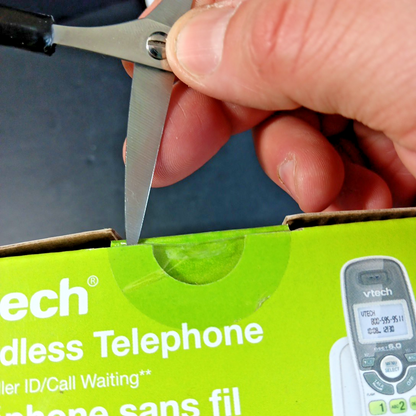 VTech CS6114 DECT 6.0 Cordless Phone - White - New Open Box CN