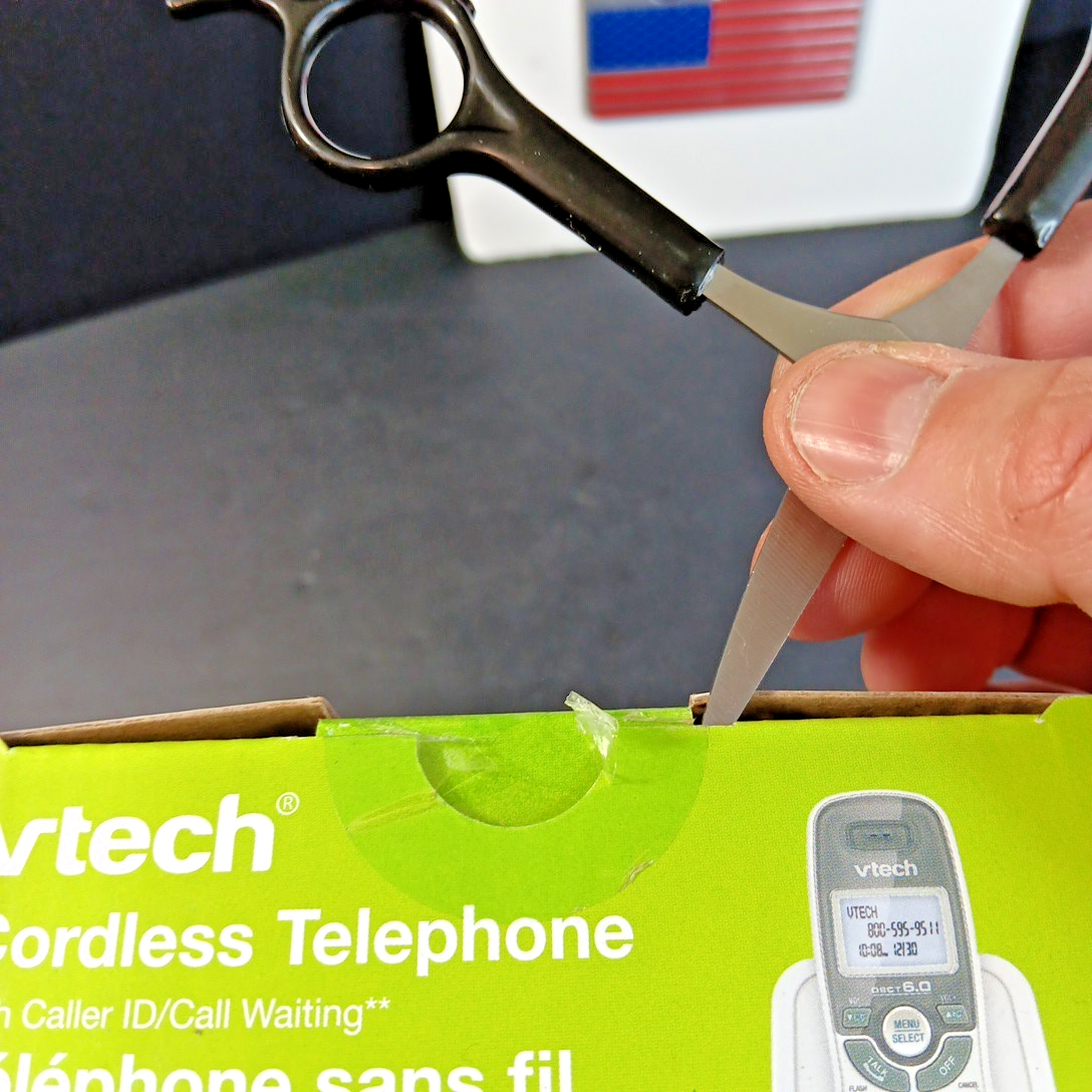 VTech CS6114 DECT 6.0 Cordless Phone - White - New Open Box CN