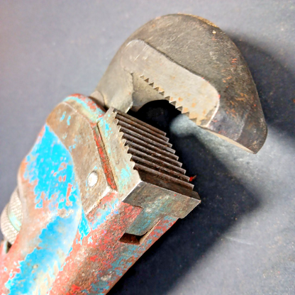 Rigid Pipe Wrench 18" In Working Condition Heavy Duty USA