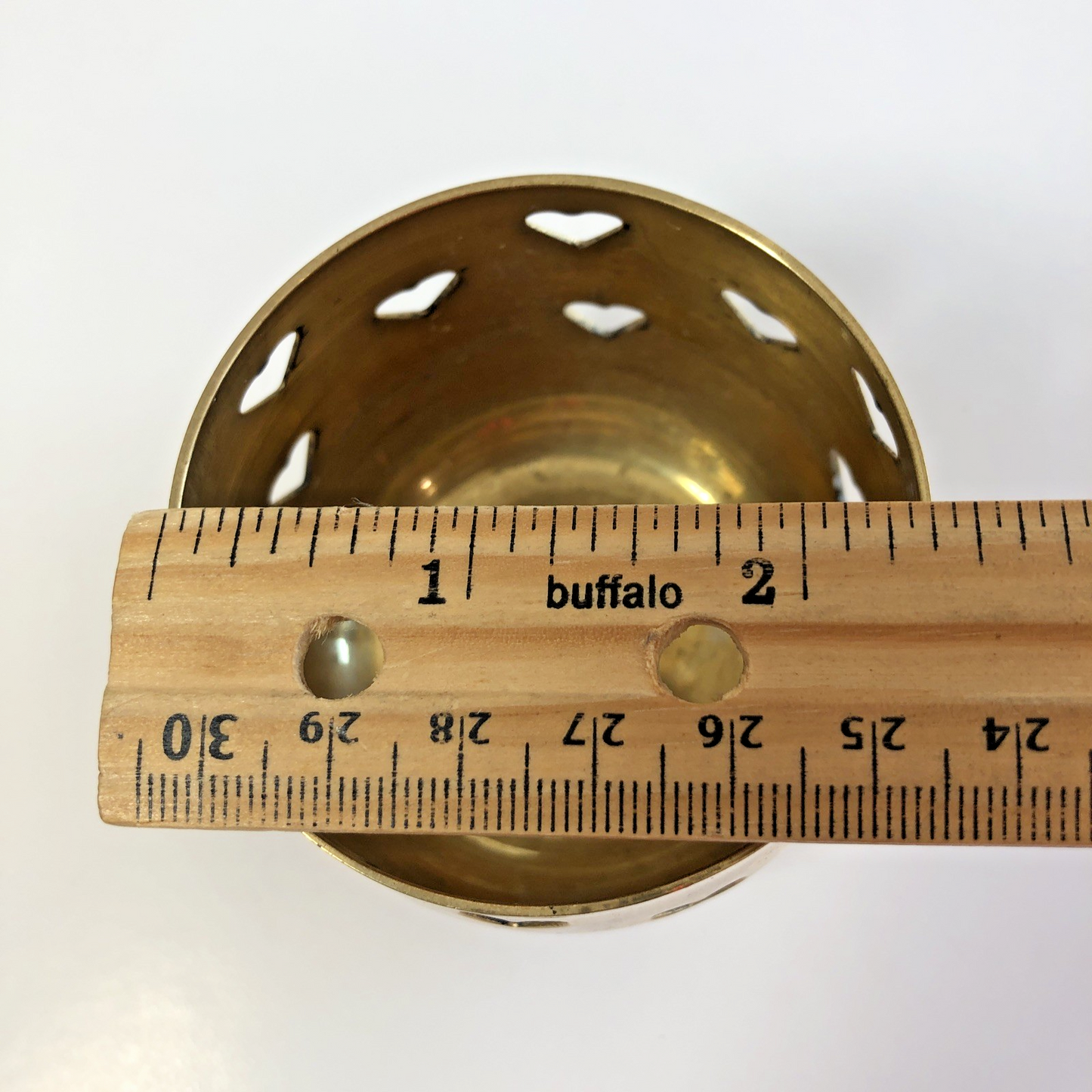 Brass Candle Holder Tea light Hearts Unpolished Liards Ltd. India