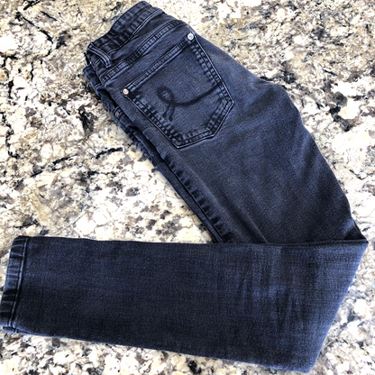 Size 6 X 27.5 Cherokee Womens Jeans Skinny Stretchy Black BD