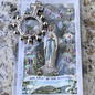 Finger Rosary With Crucifix  Our Lady Of The Rosary Metal Made In Italy