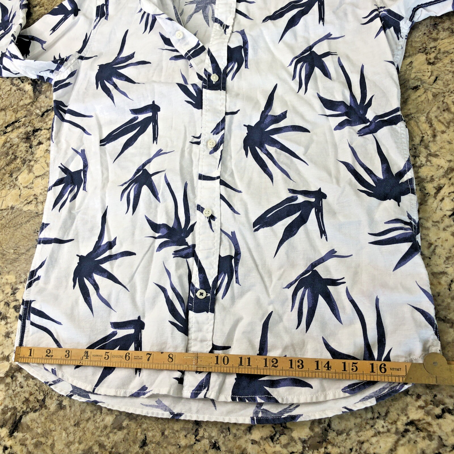 Size S Jack & Jones Premium Mens Button Up Shirt Cotton Linen Blend Light Fun CN