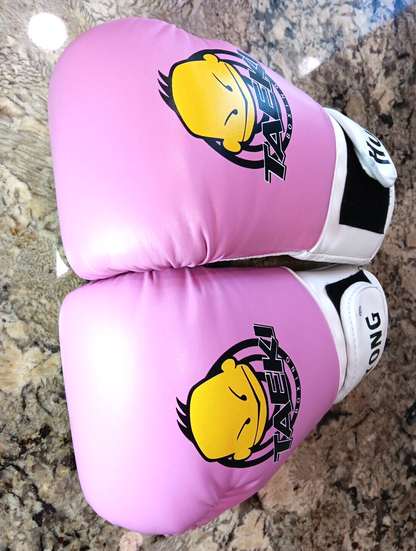 Boxing Gloves Punch Mitts MMA Gloves PU Cartoon Sparring Ages 2-10 4oz HUIYONG