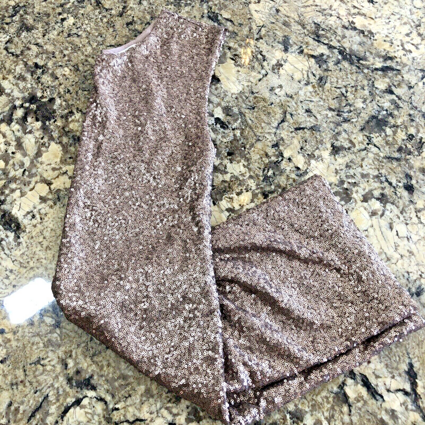 Size M Guess Sequin Dress Womens Sleeveless Above Knee Cocktail Glam Prom CN