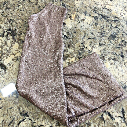 Size M Guess Sequin Dress Womens Sleeveless Above Knee Cocktail Glam Prom CN