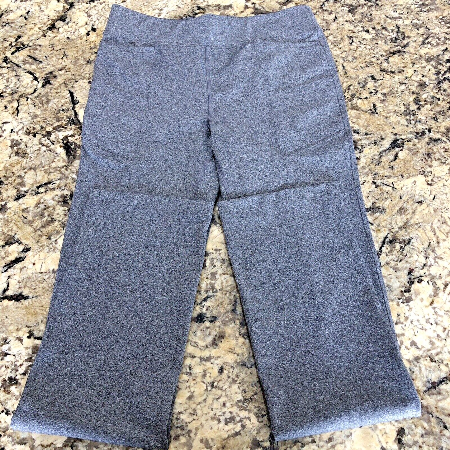 Size M Athletic Works Womens Gym Work Out Pants Dri More Slim Grey Stretchy KH