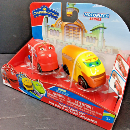 Chuggington Motorized Series WILSON & ACTION CHUGGER Touch And Go Sealed NIB
