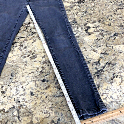 Size 6 X 27.5 Cherokee Womens Jeans Skinny Stretchy Black BD