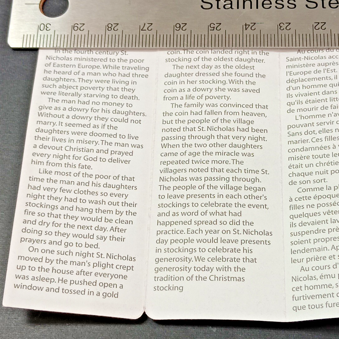 Brooch Christmas Stocking Candy Canes Design With Original Box Leaflet CN