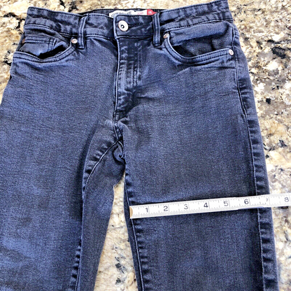 Size 6 X 27.5 Cherokee Womens Jeans Skinny Stretchy Black BD