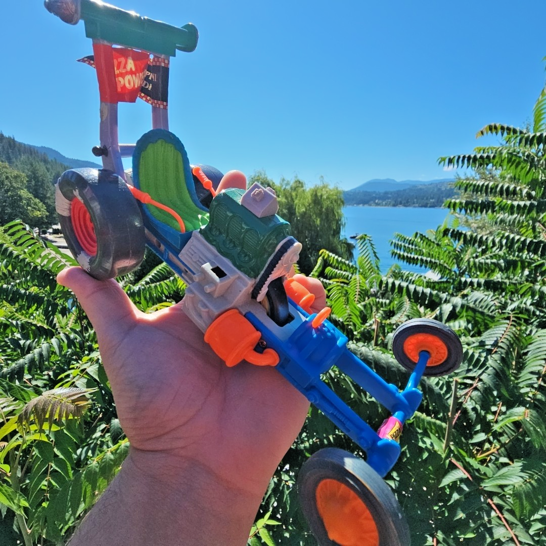 Teenage Mutant Ninja Turtles TMNT Sewer Dragster Vehicle Only 1990 - Vintage