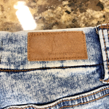 Size 25 X 27.5 Bluenotes Denim Curvy Super High Rise Jegging Rips Grunge X