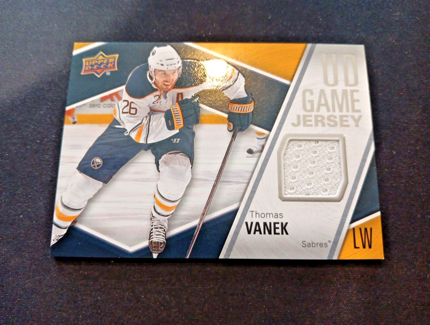 2011-12 Upper Deck UD Game Jersey Thomas Vanek #GJ-TV Buffalo Sabres
