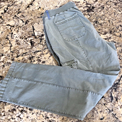 Size 16 X 32 Denver Hayes Mens Pants Cargo Sage Green Pockets VN