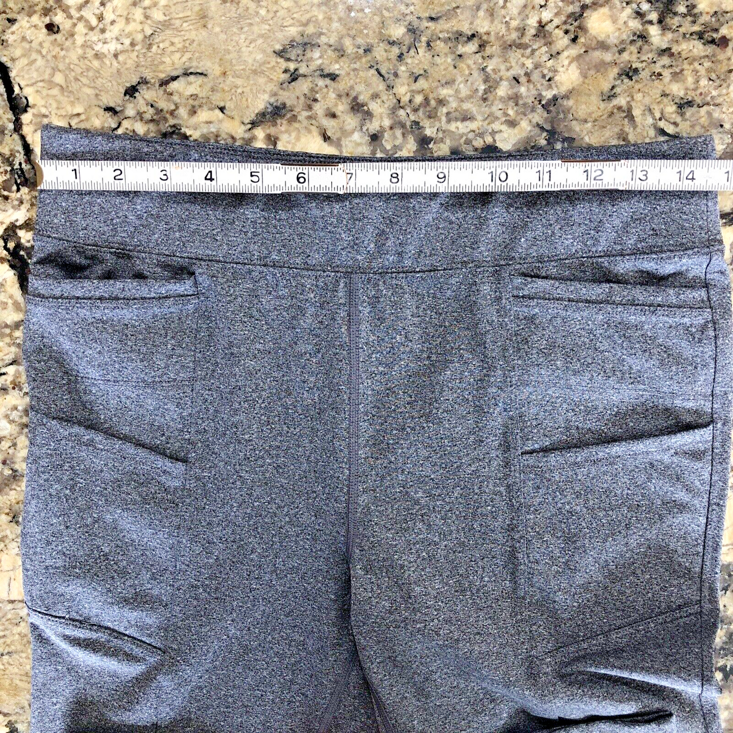 Size M Athletic Works Womens Gym Work Out Pants Dri More Slim Grey Stretchy KH