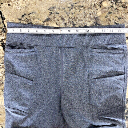 Size M Athletic Works Womens Gym Work Out Pants Dri More Slim Grey Stretchy KH