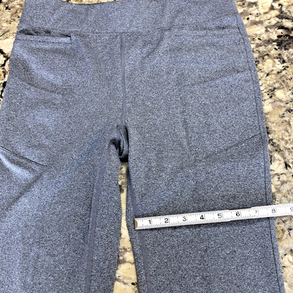 Size M Athletic Works Womens Gym Work Out Pants Dri More Slim Grey Stretchy KH