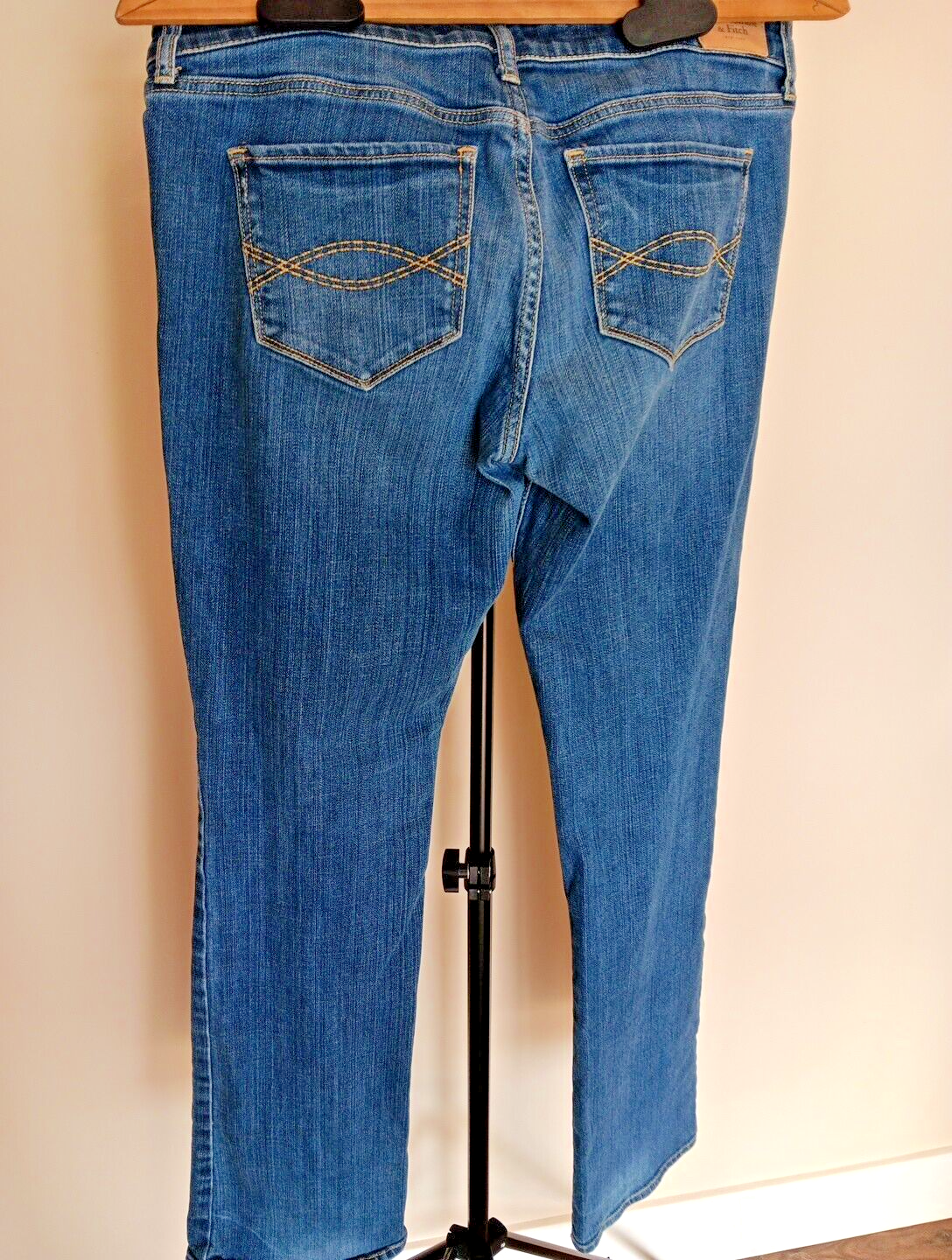 Abercrombie & Fitch Women's Jeans 10R 30W 33L Bootcut Blue Soft CN