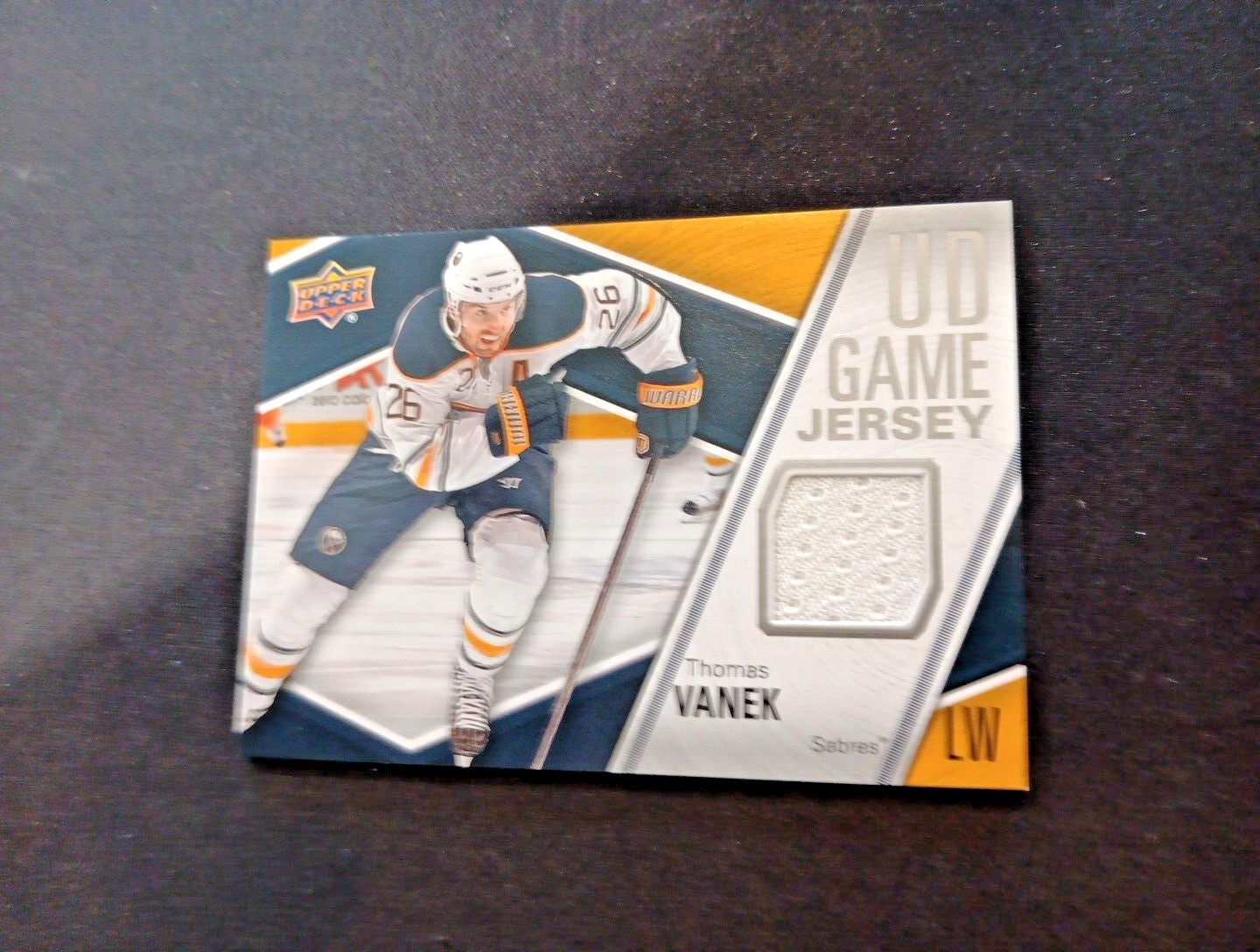 2011-12 Upper Deck UD Game Jersey Thomas Vanek #GJ-TV Buffalo Sabres