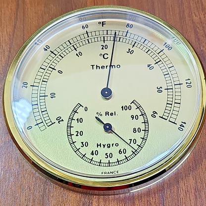 Hampton Weather Station - Clock Thermometer Hygro Made In FRANCE New Battery
