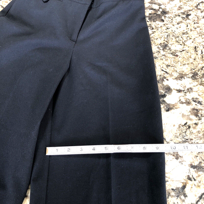 Size 2 X 24 Denver Hayes Womens Pants Crop Business Casual Travel  Black CN