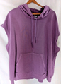 4x Plus Size Womens Sleeveless Hoodie Purple Active Zone Plus Size Very Good KH