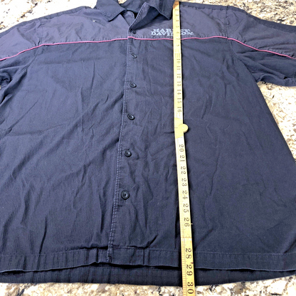 Size XL Harley-Davidson Men’s Button Down Short Sleeve Collared Shirt Logo CN