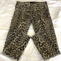 Size 2 X 26 KUT From The Kloth Womens Jeans Donna Ankle Skinny Leopard Print CN