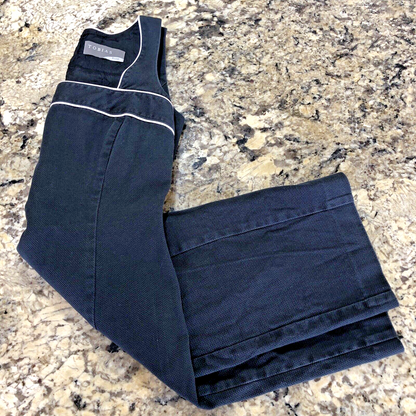 Sz 6 Tobias Plum Womens Dress Black White Trim Zipper Back Causal Formal Canada