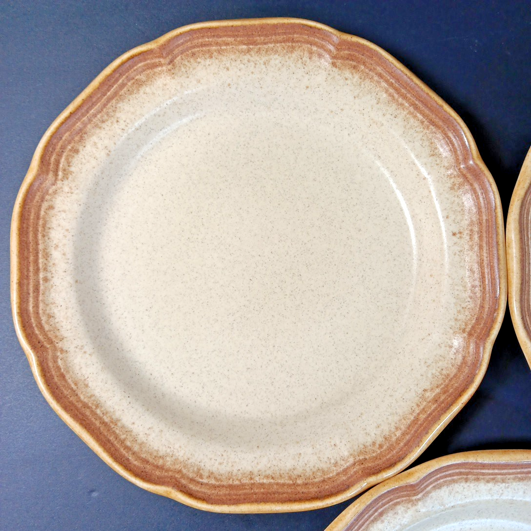 Set Of 3 Mikasa Whole Wheat E8000 8in Soup/Cereal Bowl Stoneware Japan