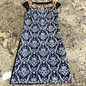 Size 8 Samsara Womens Dress Black And White Stretchy Casual Formal TR