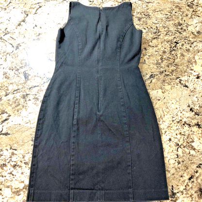 Sz 6 Tobias Plum Womens Dress Black White Trim Zipper Back Causal Formal Canada