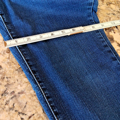 30 X 31 Brody Women's Blue Jeans Mid Rise Stretch Made In Bangladesh Very Good
