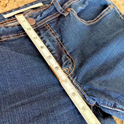 30 X 31 Brody Women's Blue Jeans Mid Rise Stretch Made In Bangladesh Very Good