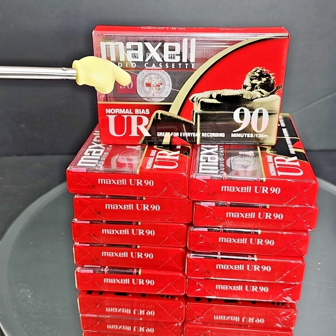 Maxell UR-90 Normal-Bias Cassette Tapes (108510) 11 Unopened, SEALED