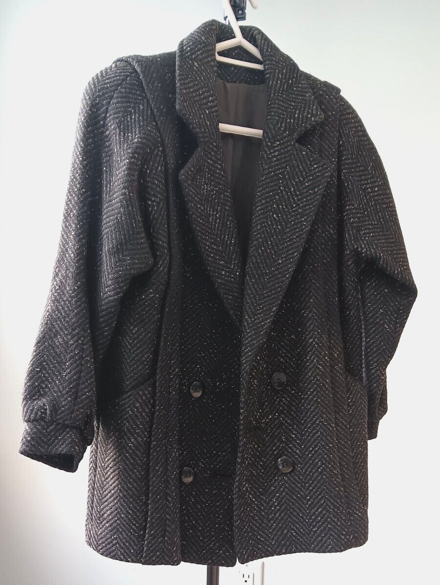 Vintage Wool Peacoat 5/6 Women Collection Elegante Thunder Bay Romania  Pea Coat