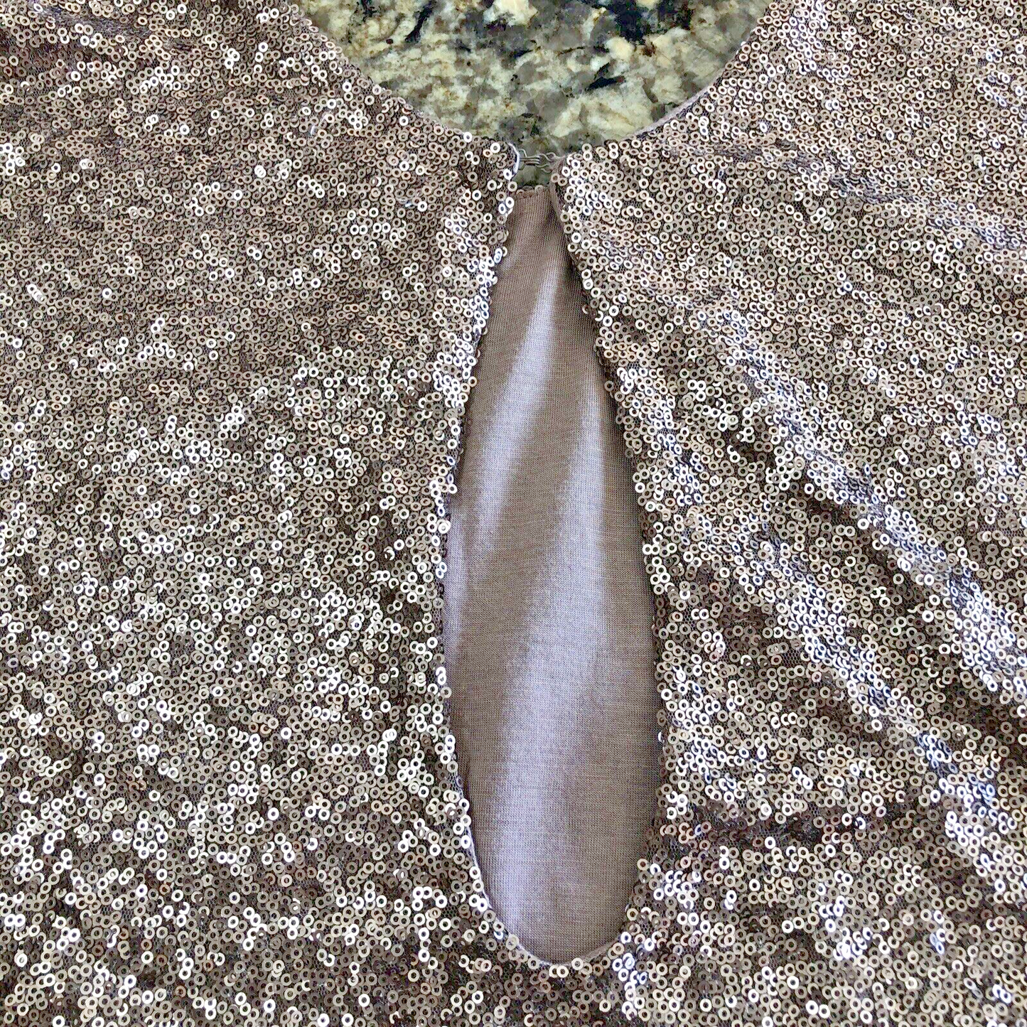 Size M Guess Sequin Dress Womens Sleeveless Above Knee Cocktail Glam Prom CN