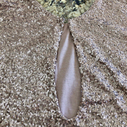 Size M Guess Sequin Dress Womens Sleeveless Above Knee Cocktail Glam Prom CN