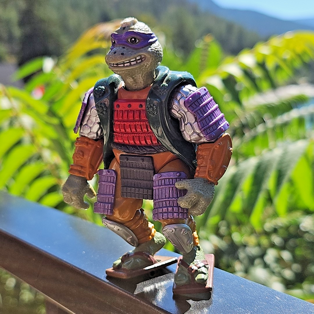 1993 Teenage Mutant Ninja Turtle Samurai Donatello Playmates Mirage Studios TMNT