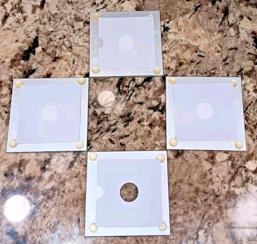 4 Glass Coasters-Room For a Picture in Each Frame. Says Love Hope Faith Bliss