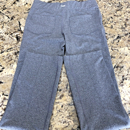 Size M Athletic Works Womens Gym Work Out Pants Dri More Slim Grey Stretchy KH