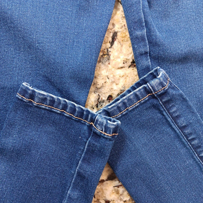 Size 7 X 27 Oh Pomp! Technofitted Skinny Stretch Ankle Womens Blue Jeans Mexico