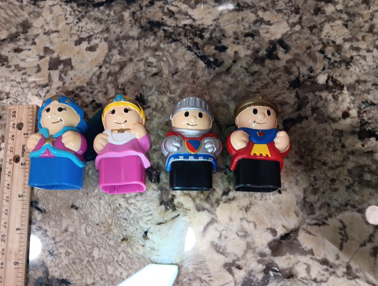 Mega Blocks Figures Set Of 4 Building Block Action Figures Cake Toppers Figurine